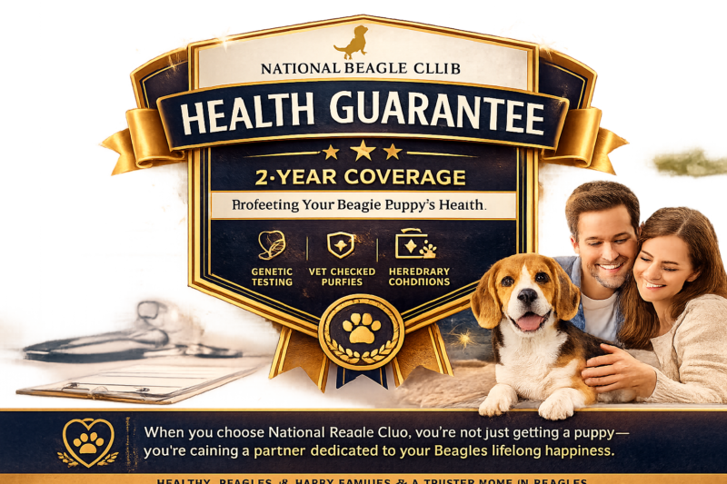 Beagle puppy health guarantee
