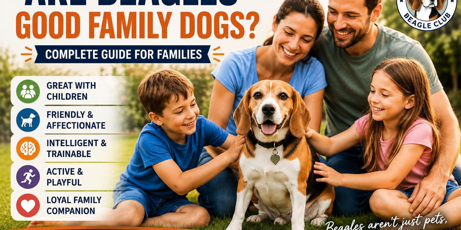 Are Beagles Good Family Dogs