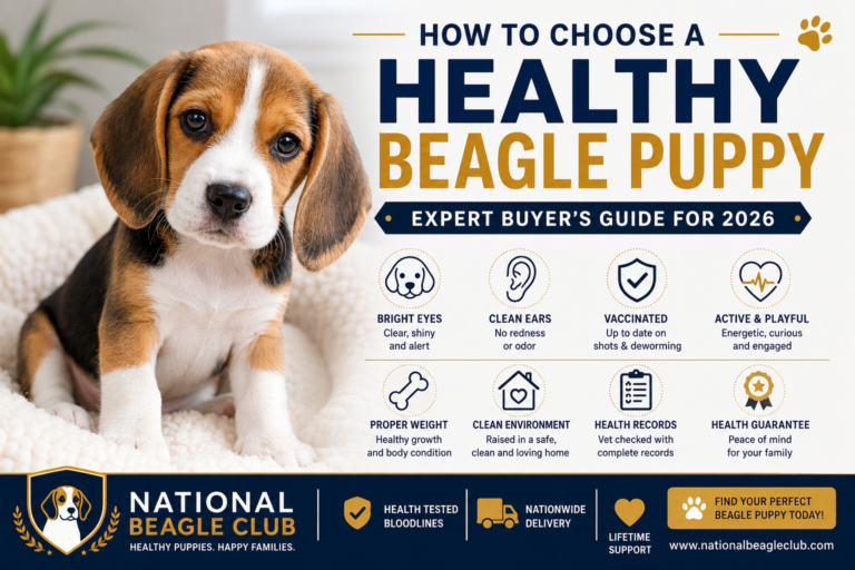 How to Choose a Healthy Beagle Puppy How to Choose a Healthy Beagle Puppy