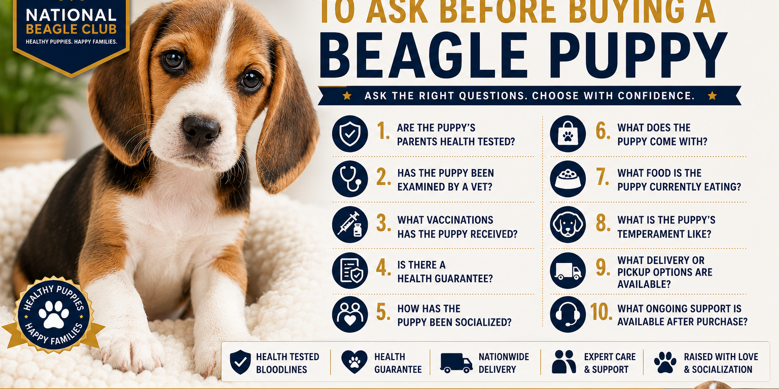 Top 10 Questions to Ask Before Buying a Beagle Puppy