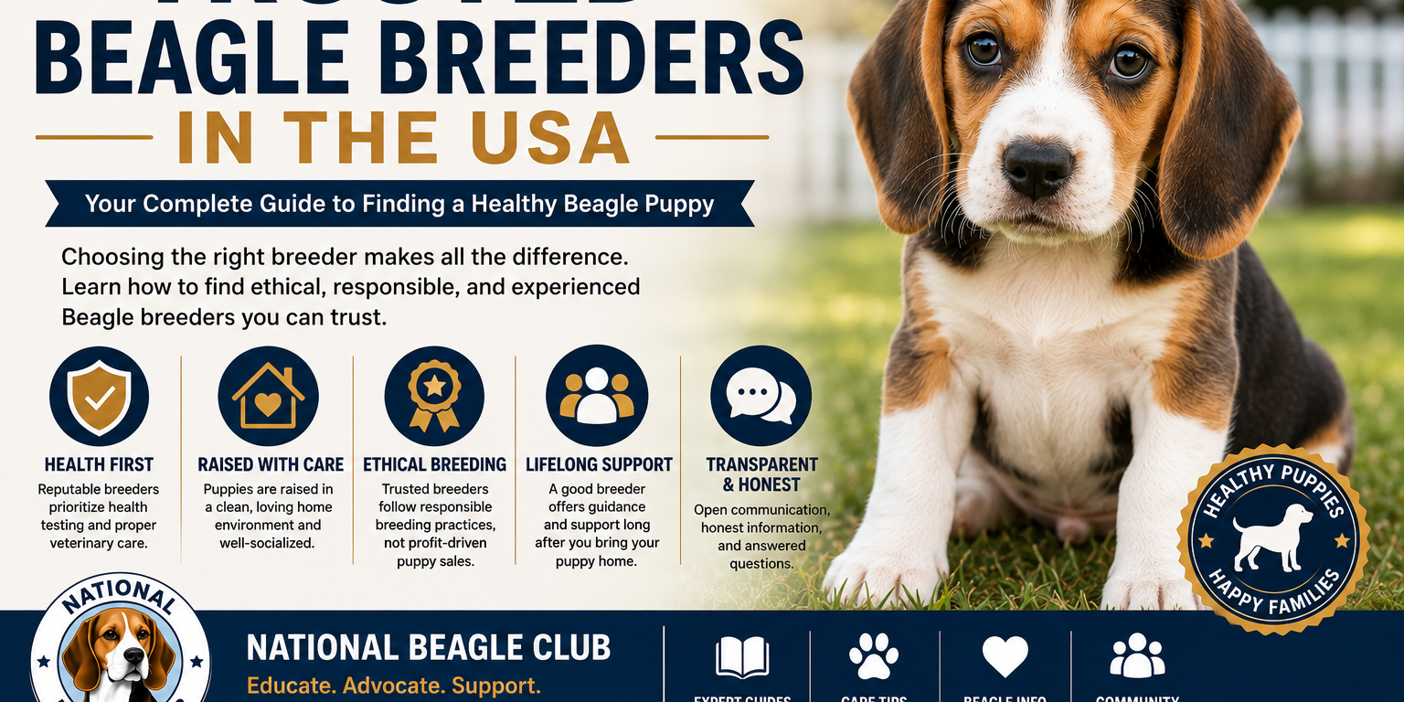 Trusted Beagle Breeders in the USA (2026 Guide)