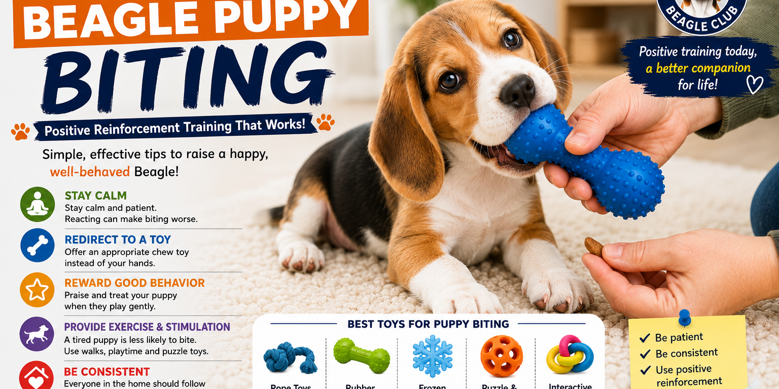 Stop Beagle Puppy Biting