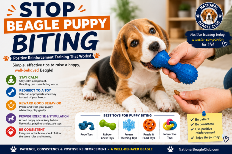 Stop Beagle Puppy Biting