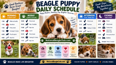 Beagle Puppy Daily Schedule: Feeding, Sleep & Training