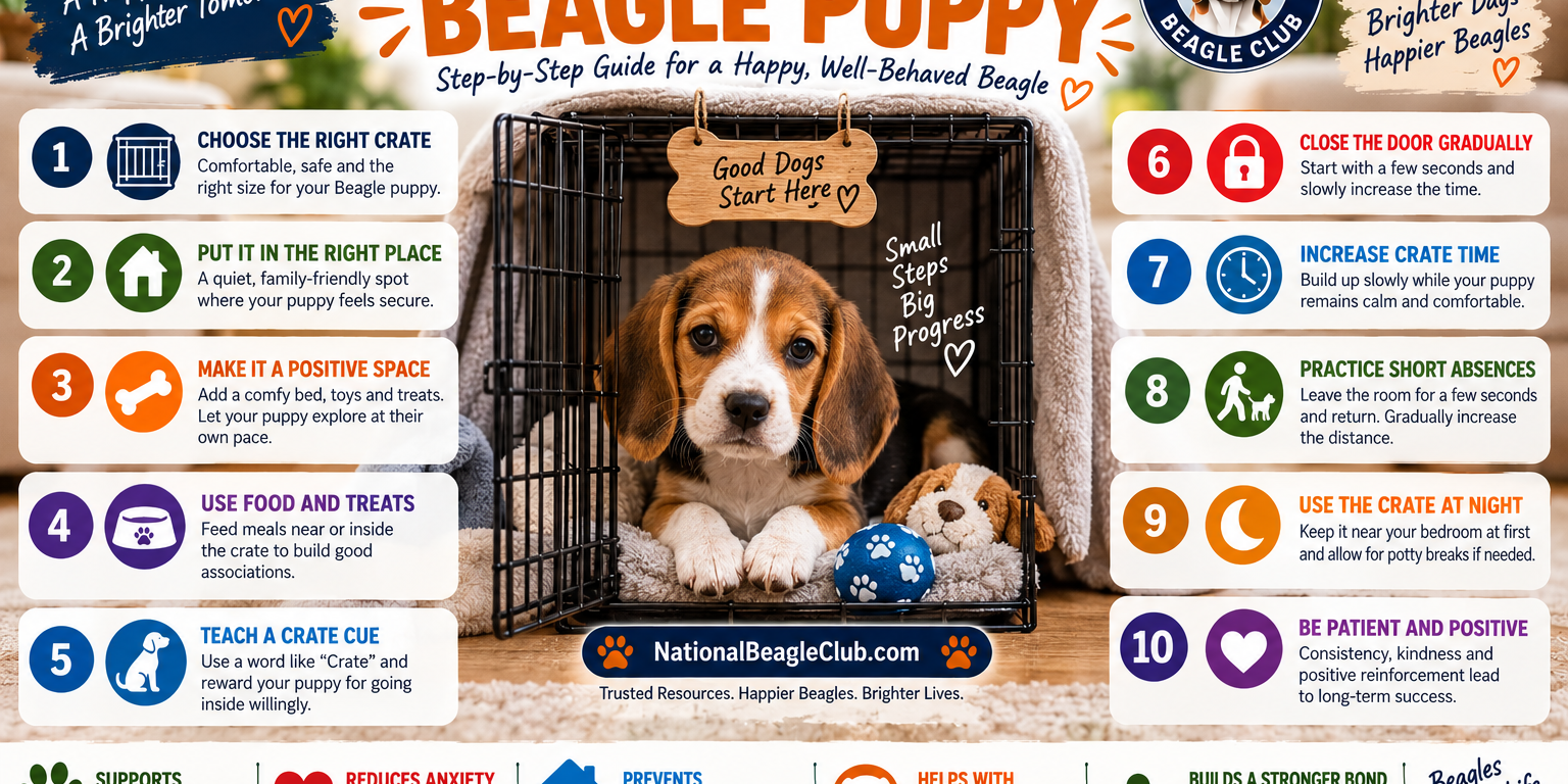 How to Crate Train a Beagle Puppy